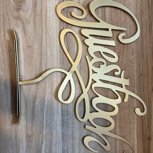 Gold Guestbook Sign